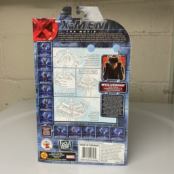 3 Vintage Marvel 2000 X-Men The Movie Toy Biz Figures - Picture 11 of 12